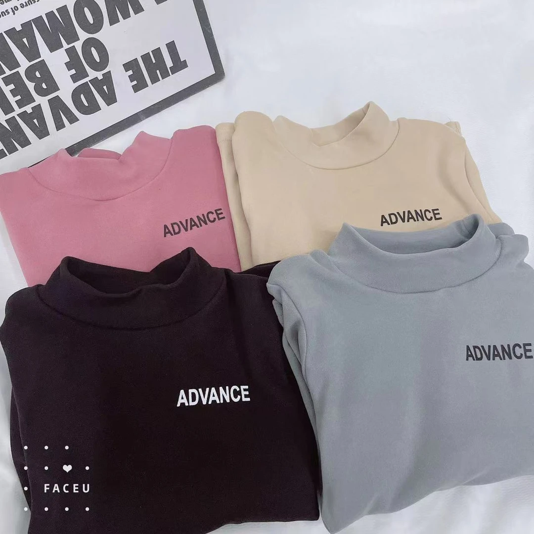 410087《现》涵家玲姐优选韩版秋冬季儿童休闲舒适时尚发热绒打底衫