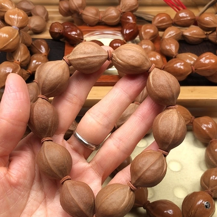 橄榄核手串梅林铁核18 X25