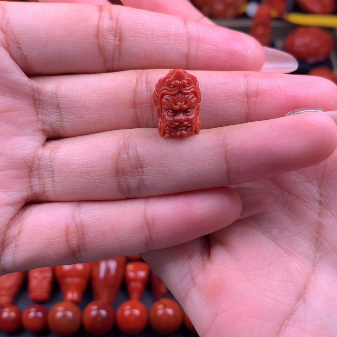 南红玛瑙未镶嵌黄财神11+