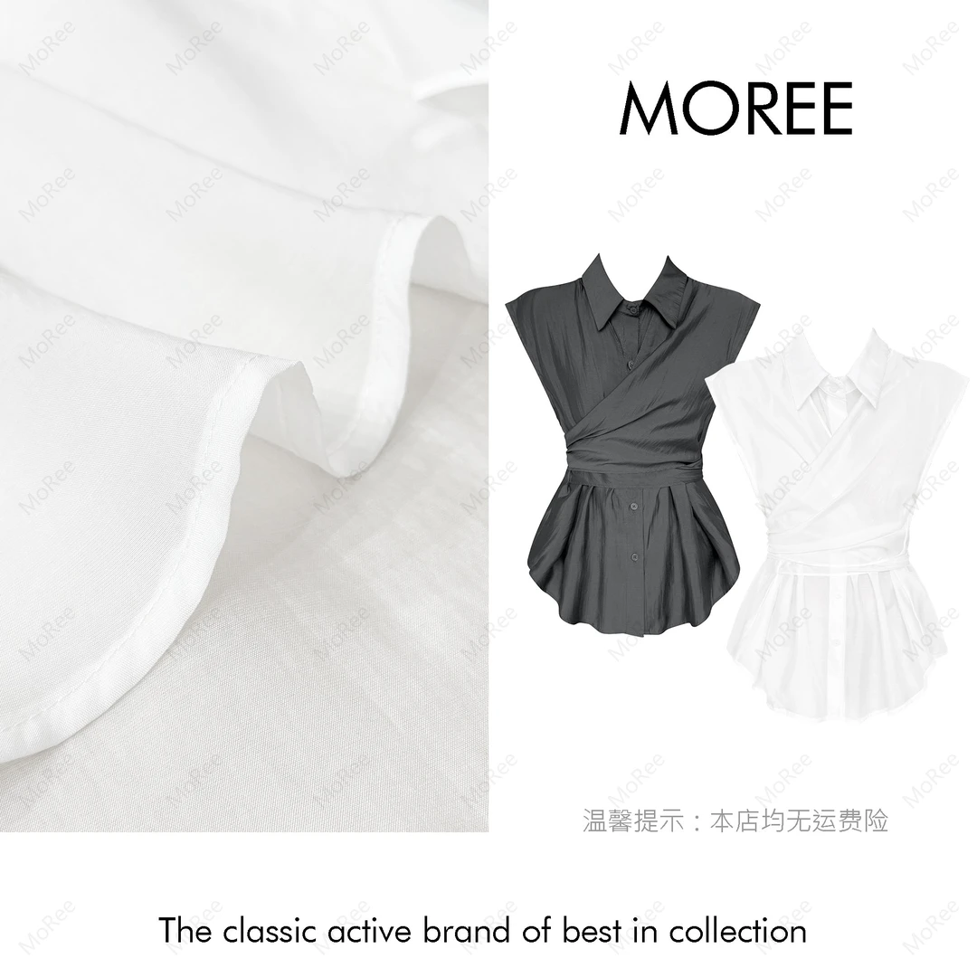 【MOREE】vous déplait买手店设计感衬衣-2801