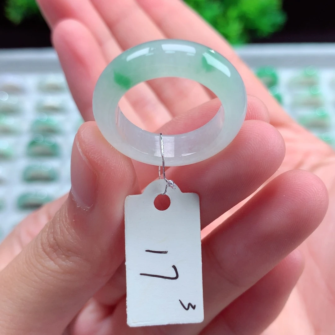 未镶嵌戒指翡翠天然