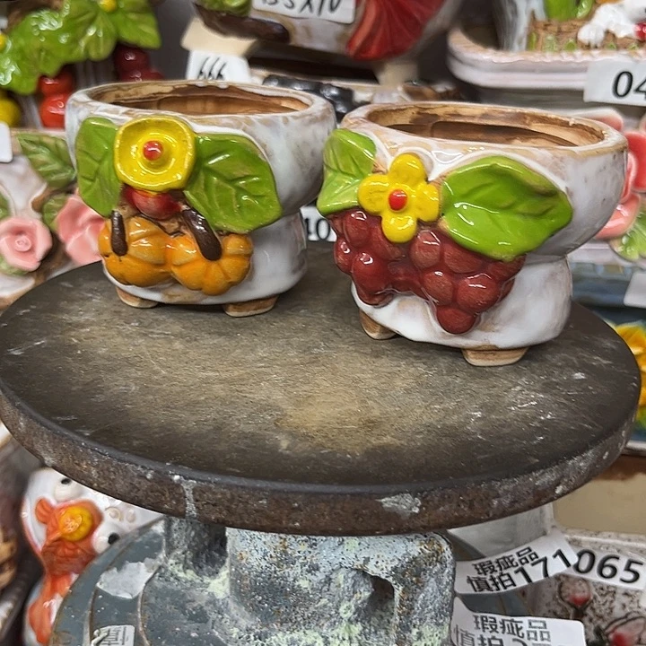 粗陶材质多肉花盆