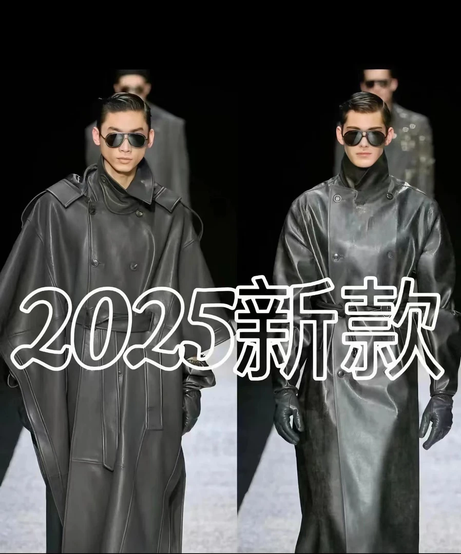 【奢品专属】2025秋冬新款时尚刺绣拼接短款棒球服保暖外套皮衣