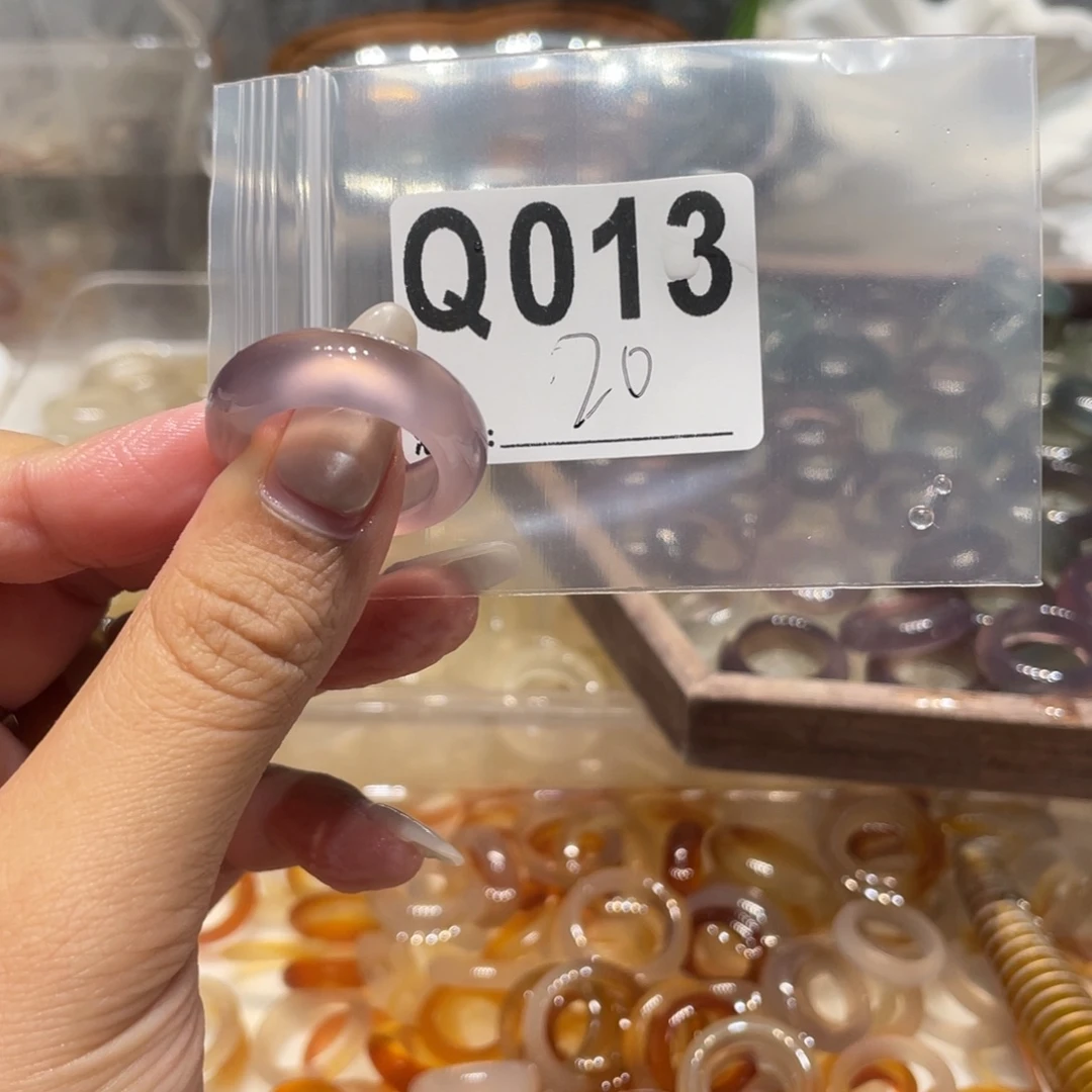 玛瑙/玉髓未镶嵌戒指013