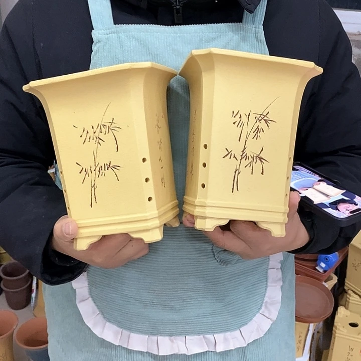 紫砂花盆紫砂花盆