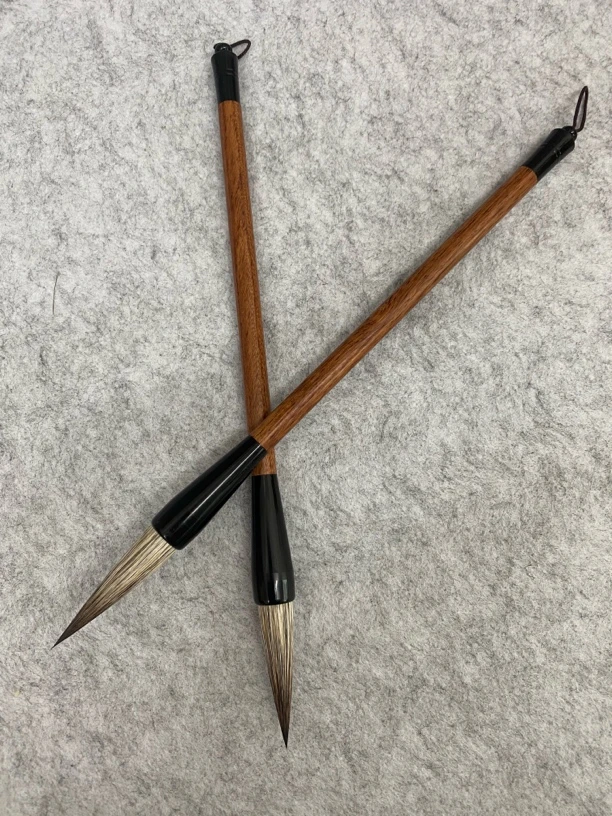 【白狐羊毫鼠须笔】7花大楷笔，口径1.4出锋5.6厘米