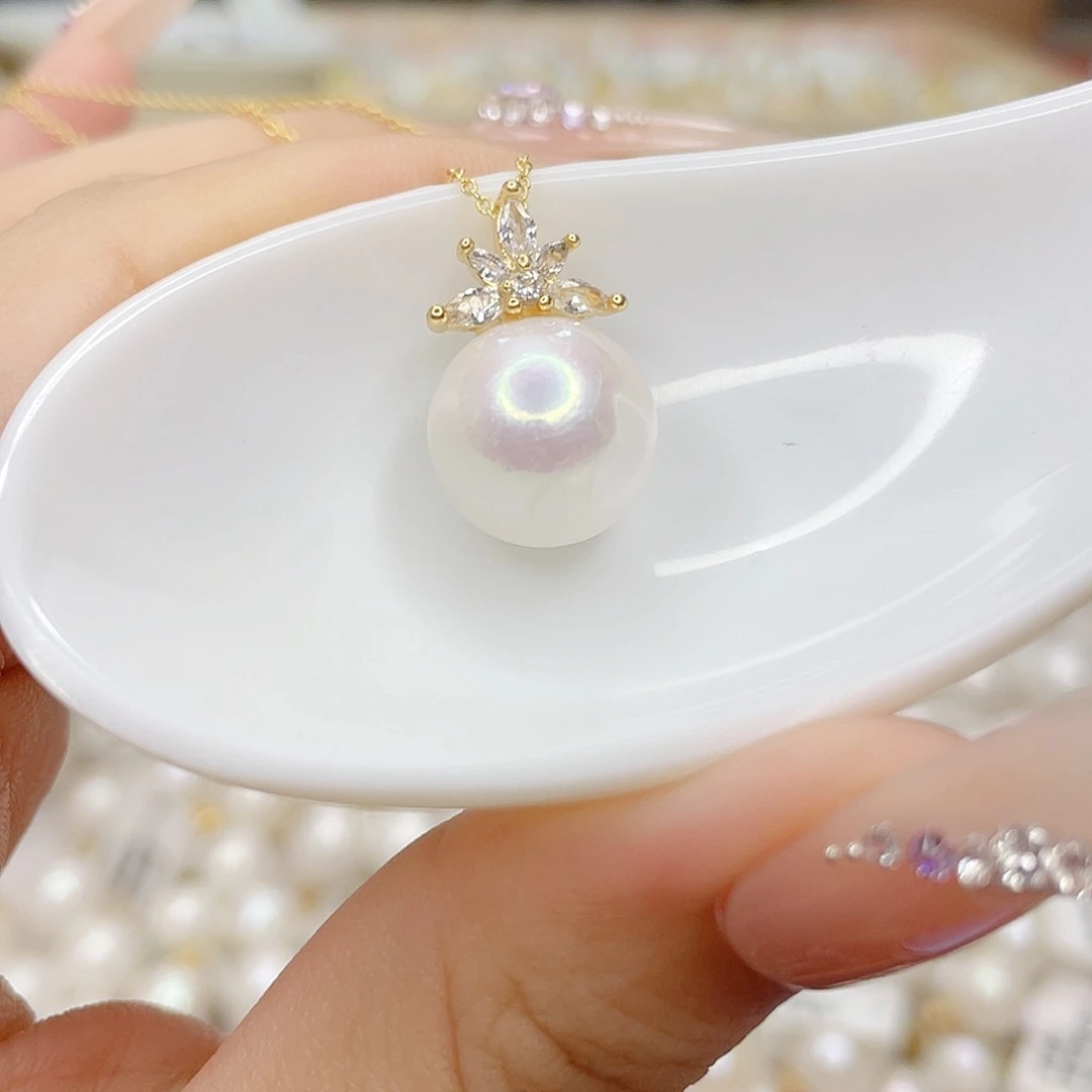 淡水珍珠合金吊坠(赠链)