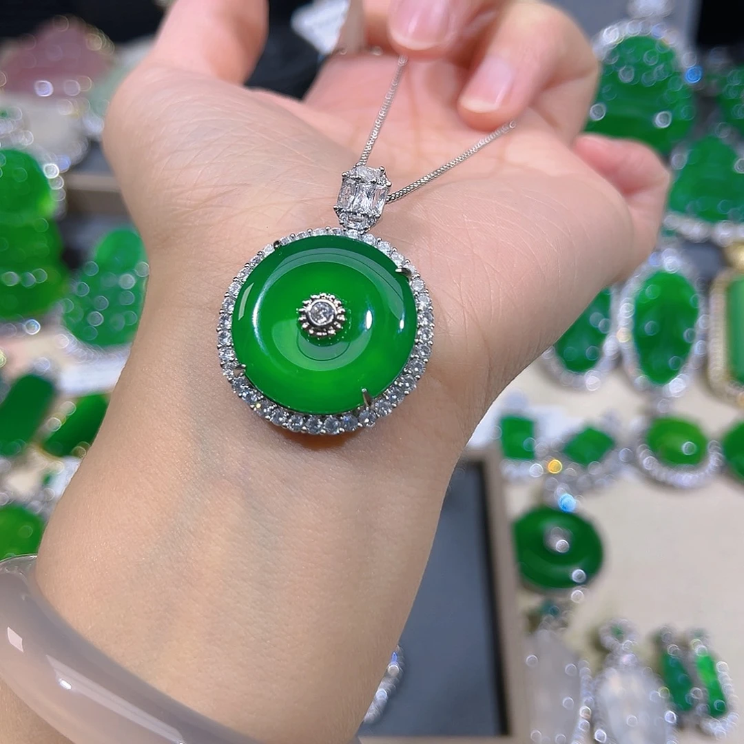 玛瑙/玉髓合金颈饰