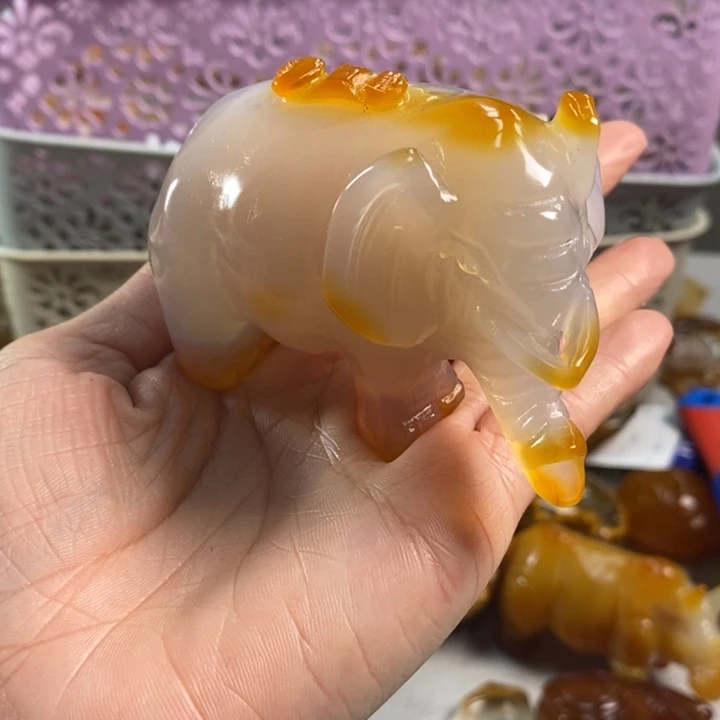 玛瑙/玉髓吊坠(不含链)未镶嵌