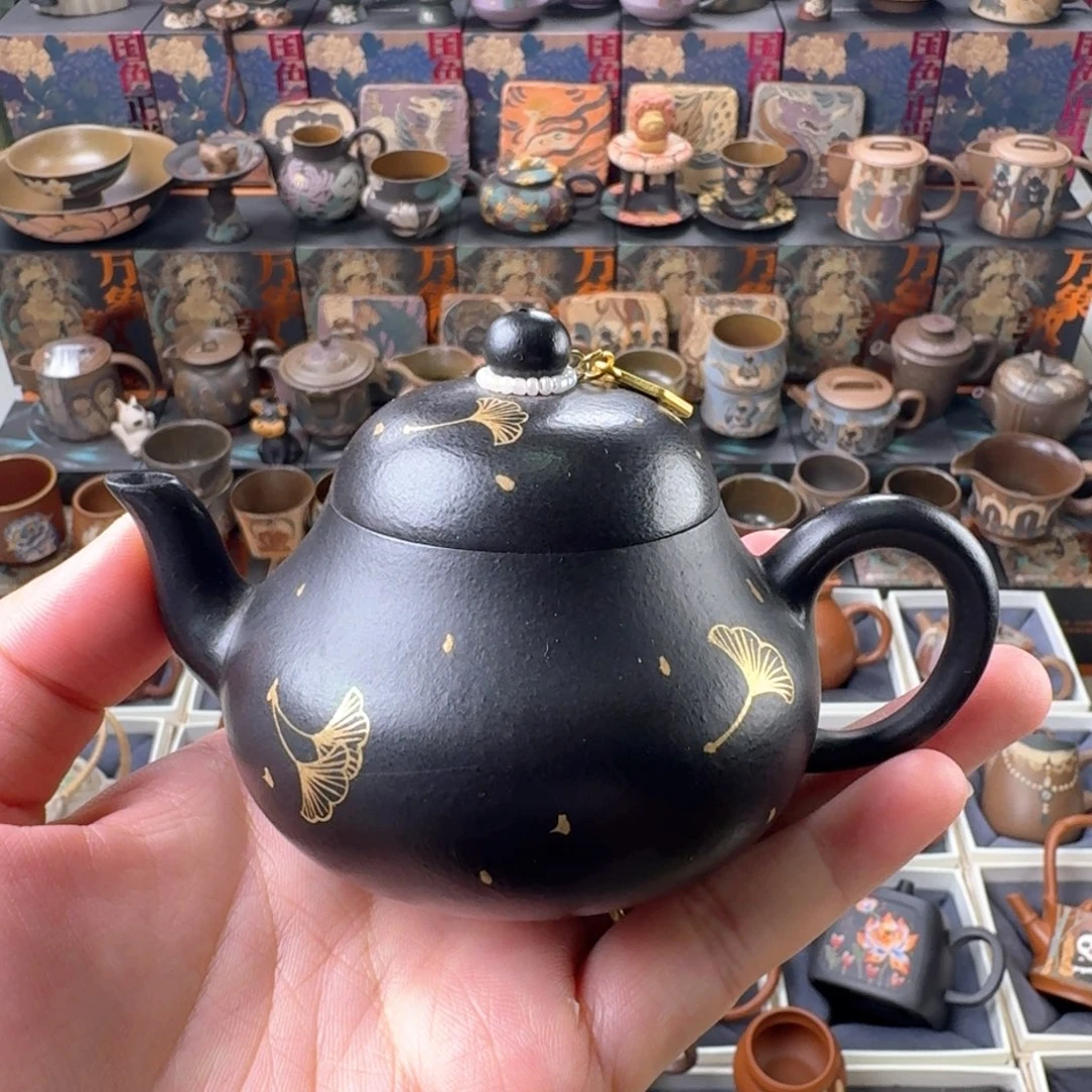 茶壶紫砂150ml原矿精工半手