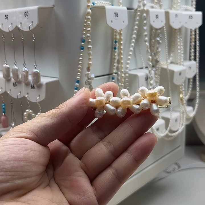 未镶嵌淡水珍珠发夹