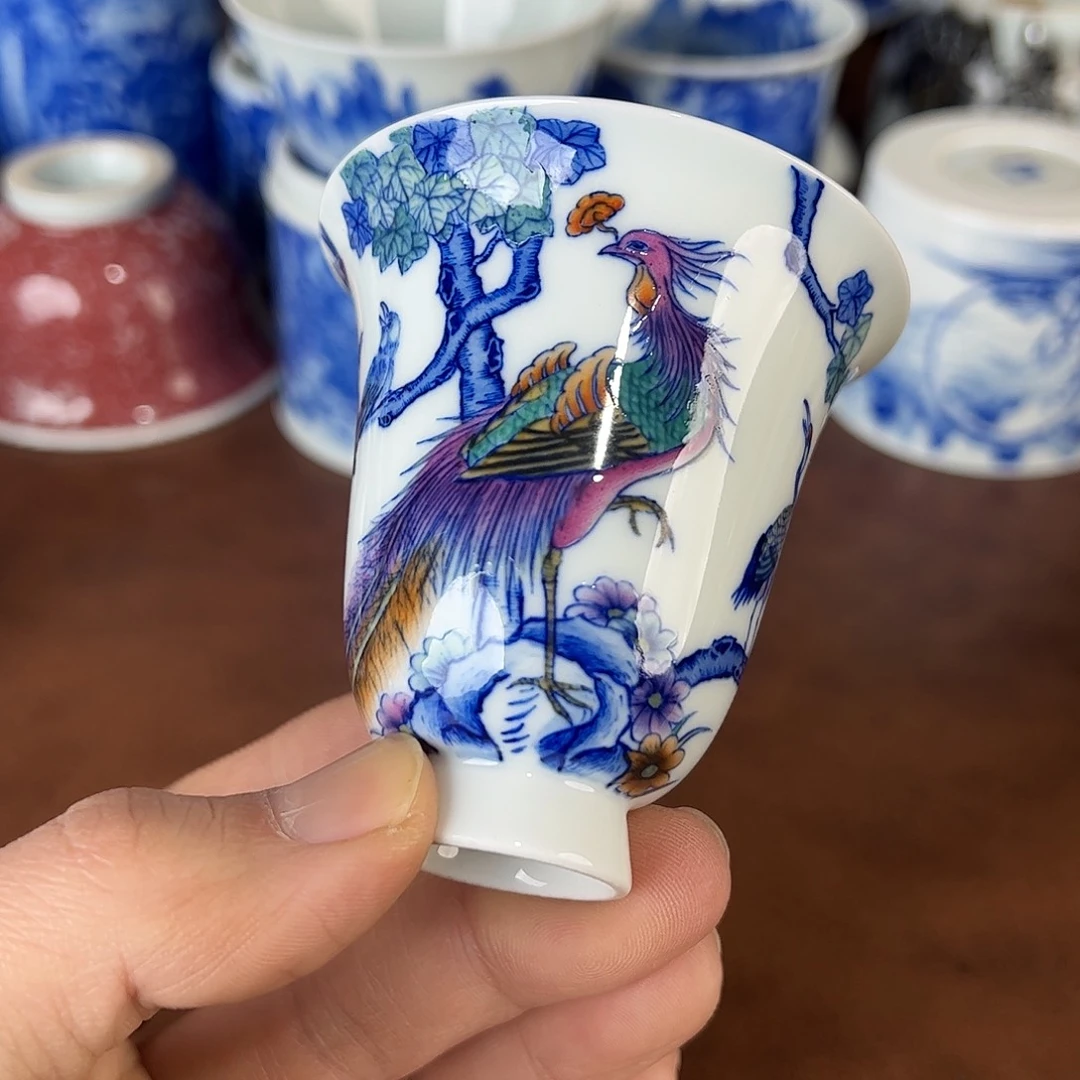 瓷片景德镇全手工手绘陶瓷