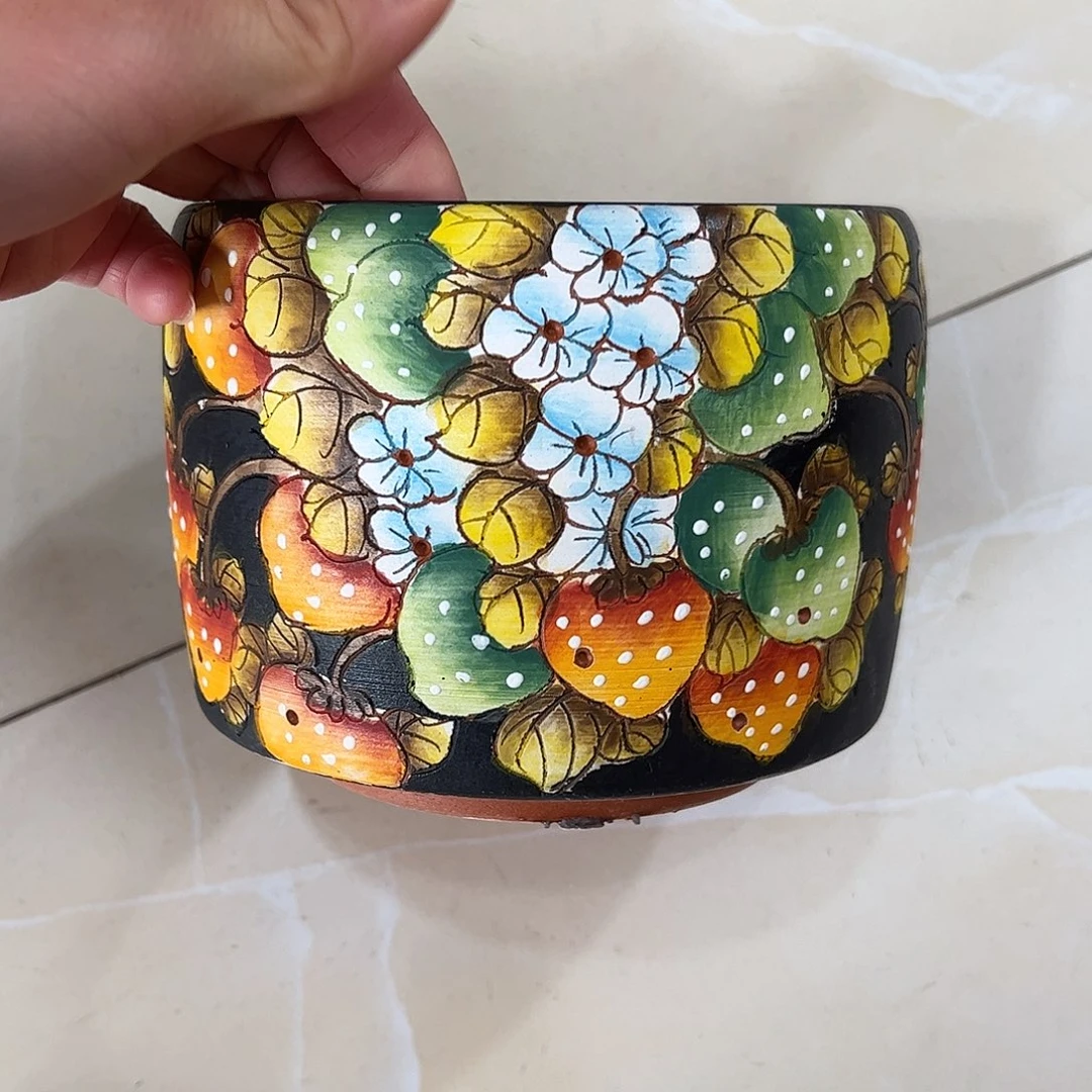 景德镇炫彩手绘口14