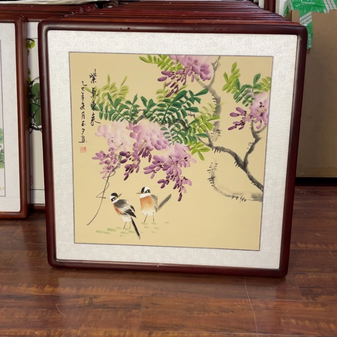 国画带框尺寸63*63厘米