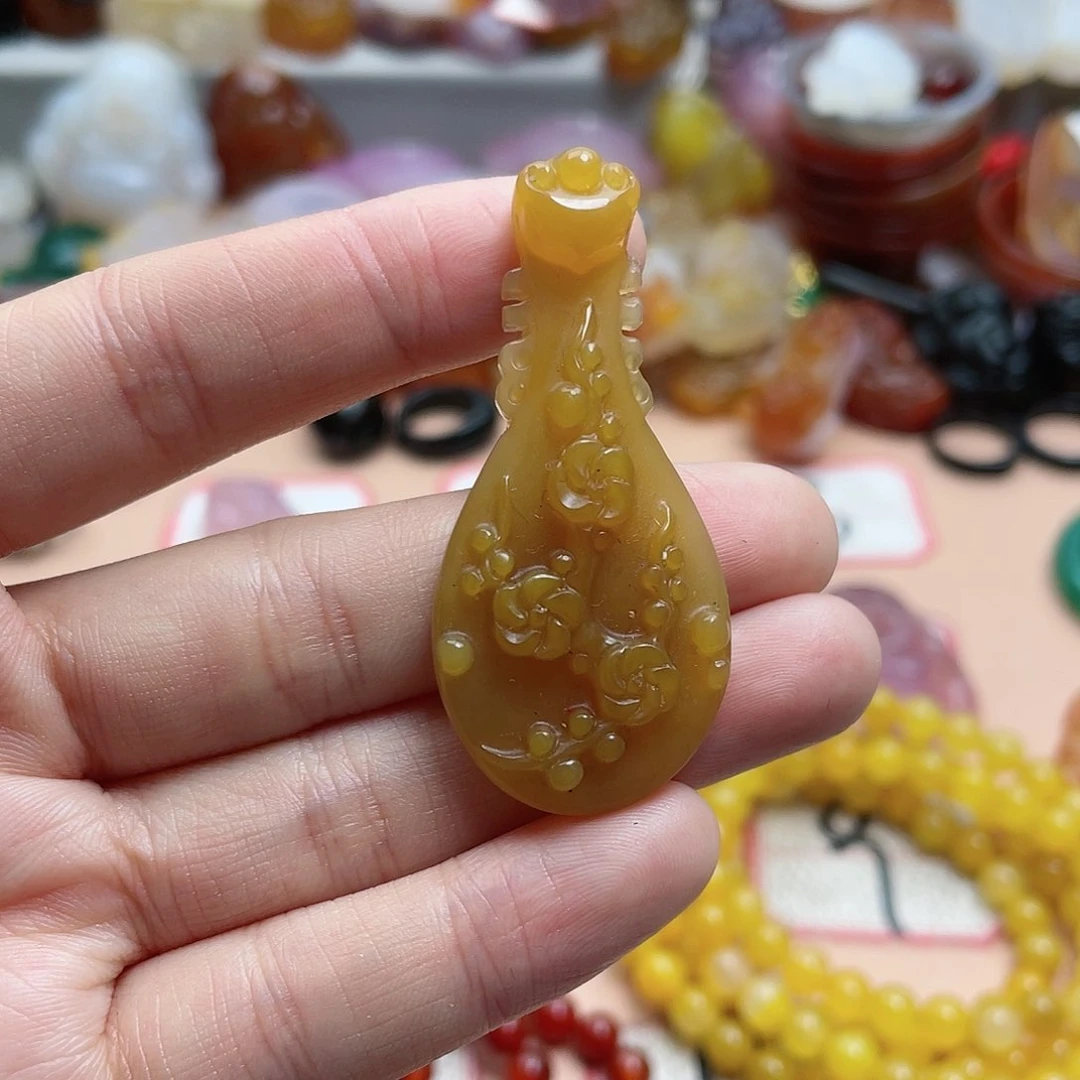 玛瑙/玉髓颈饰合金双*