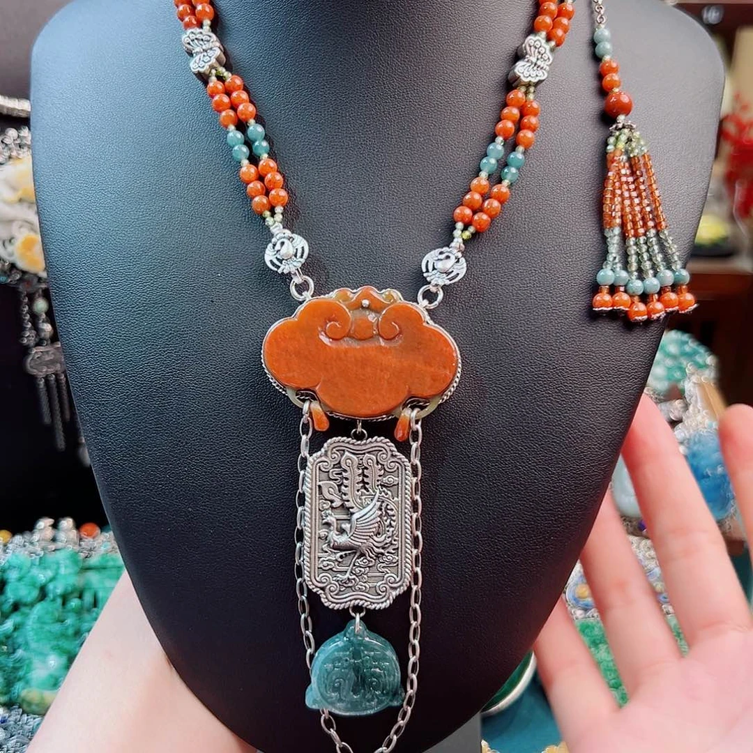 925银珐琅锦象原创设计款式项链