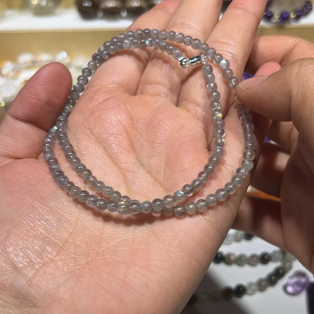 非金属灰月光小米链