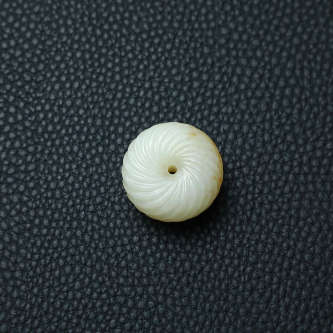 TCWWA06732清晚和田白玉平安扣