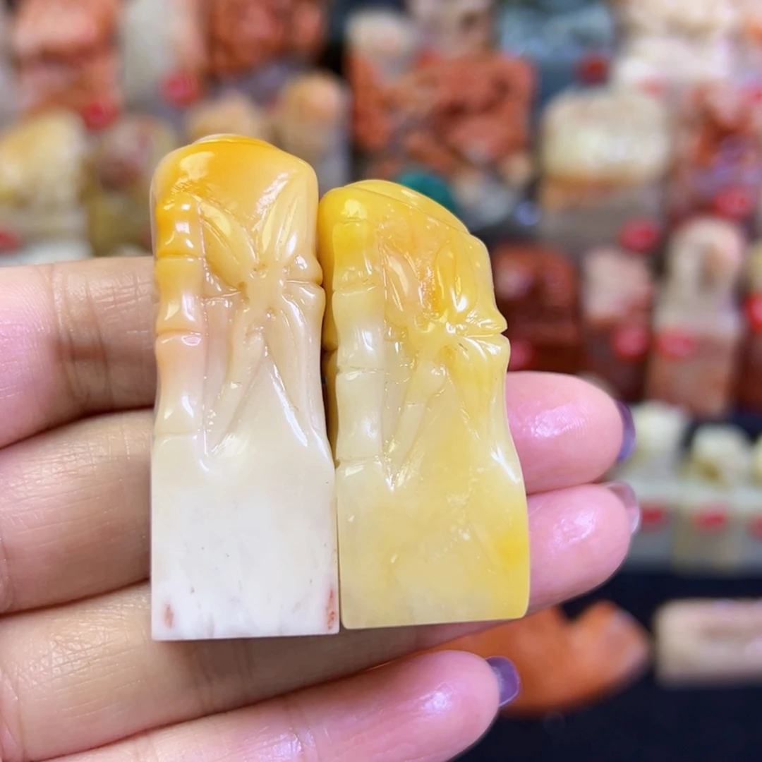 昌化石印石果*果手工篆刻