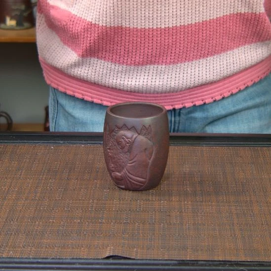 茶杯紫砂高货放漏