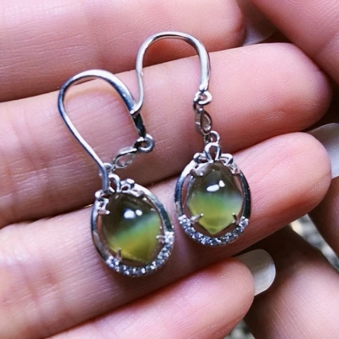 和田玉银S925镶嵌戒指