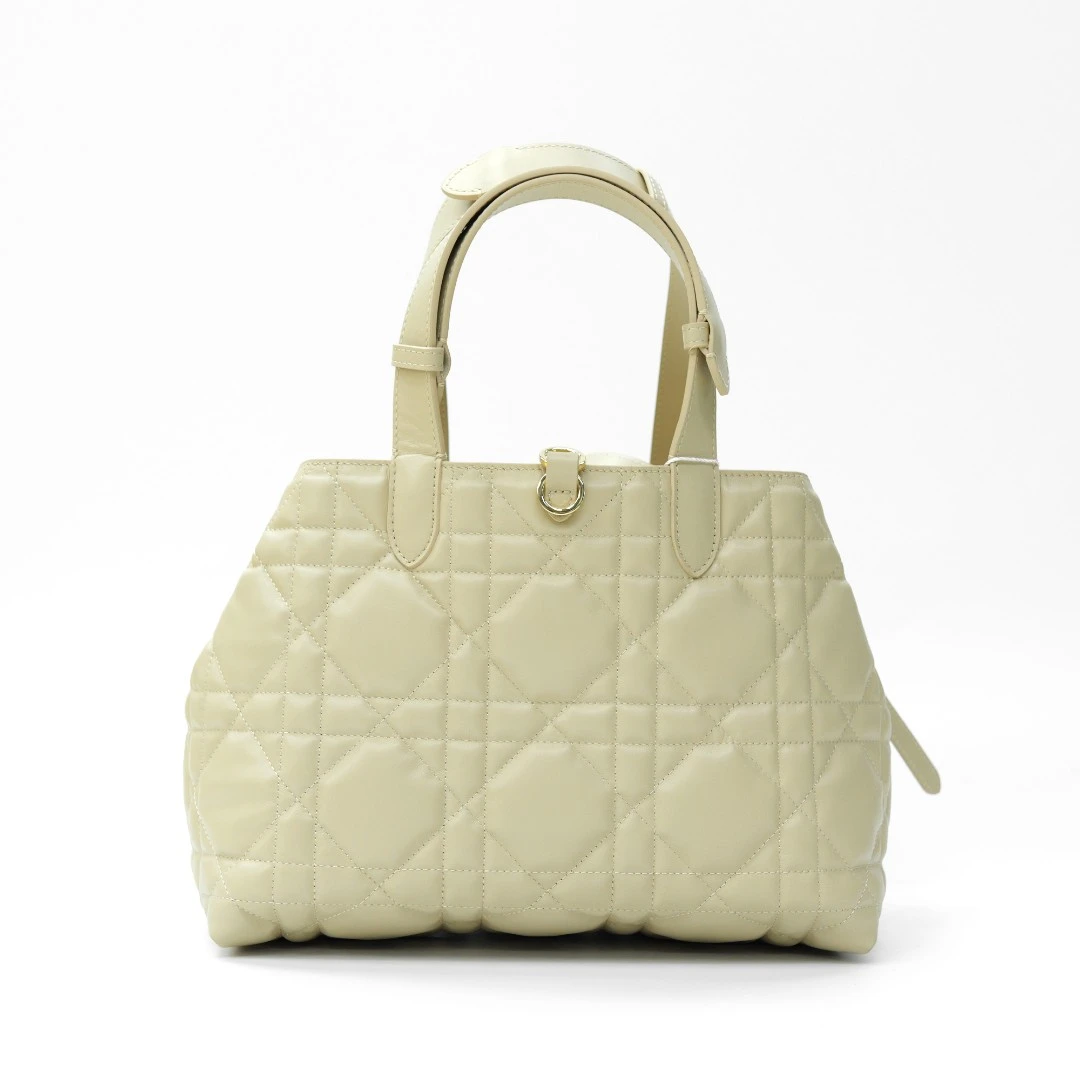 YUSHA/高档杏色牛皮手提托特包-5308