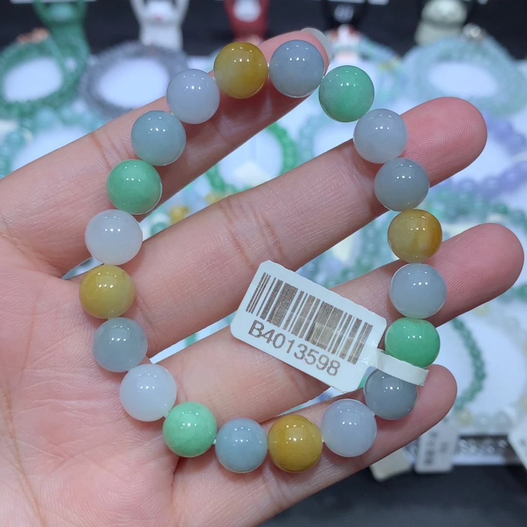 翡翠未镶嵌手串天然