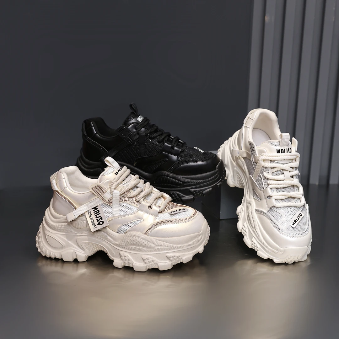 千之恋F保暖搭子增高6CM2024冬季新款休闲风百搭厚底气质女鞋8371