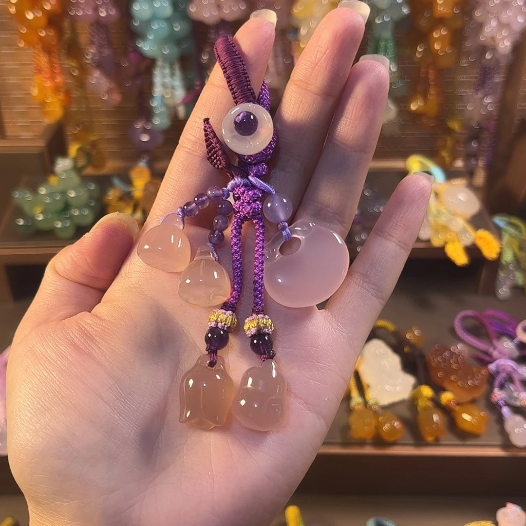 玛瑙/玉髓未镶嵌车挂
