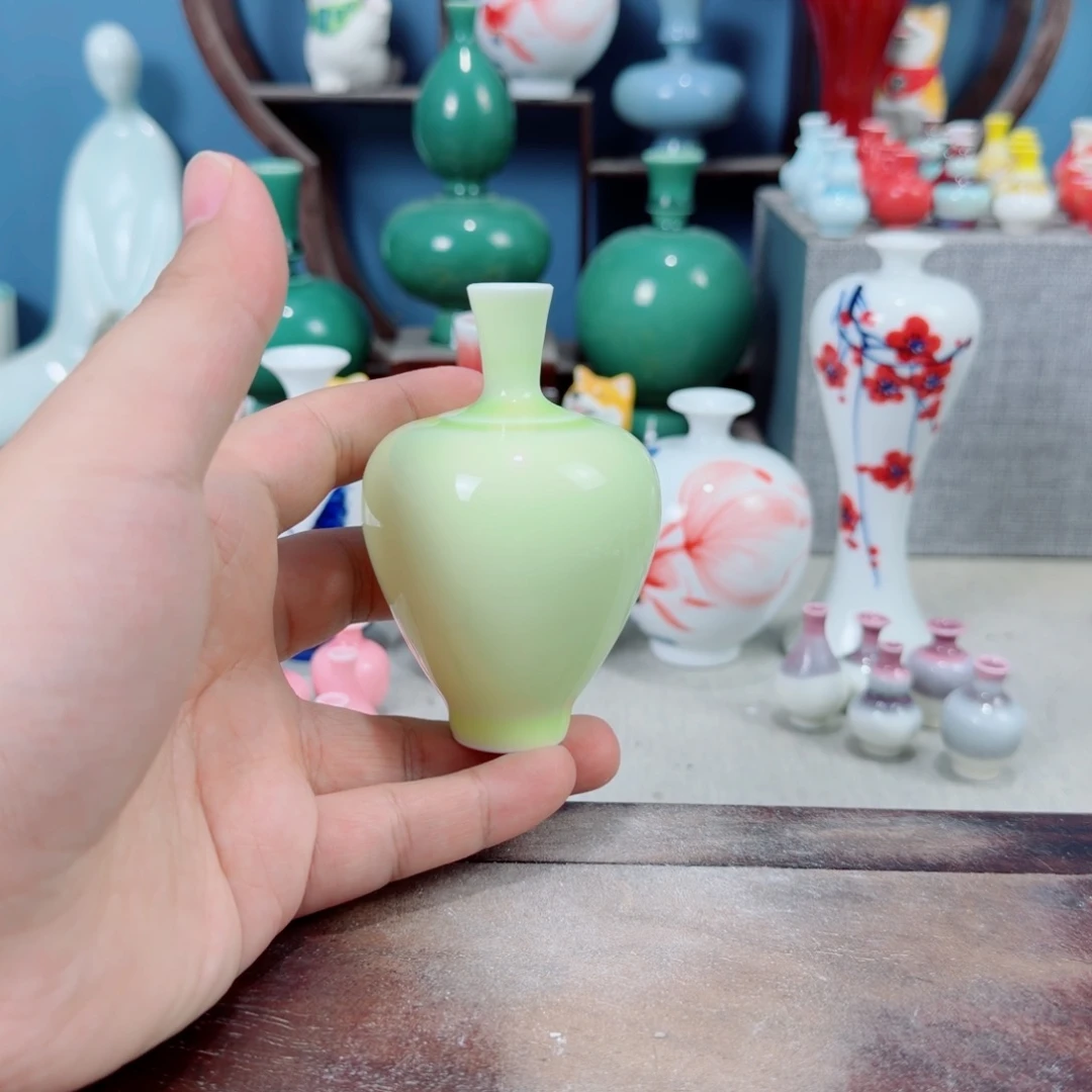 陶瓷手工小花器摆件