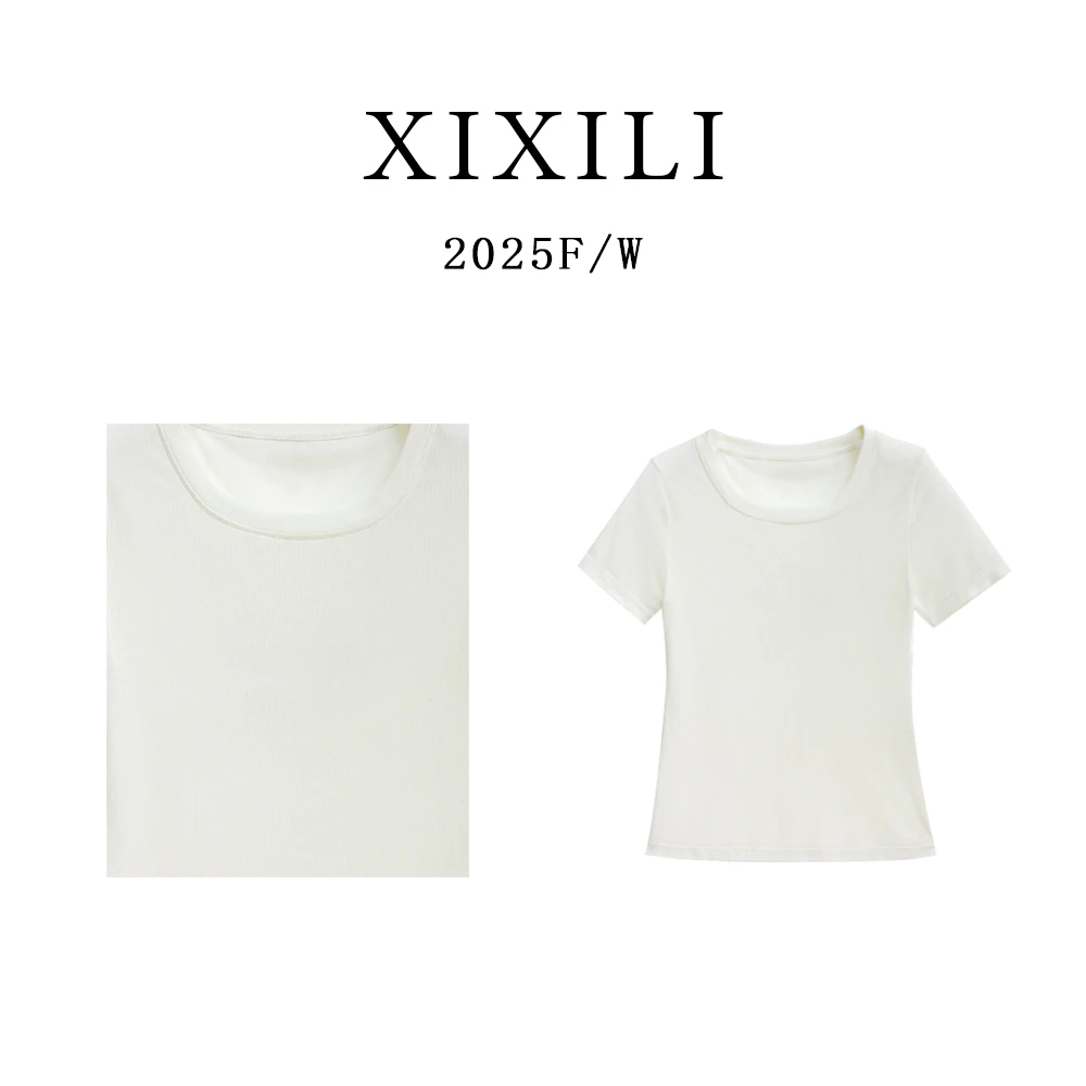LC033-短袖女款爆款2025新款短袖女t恤
