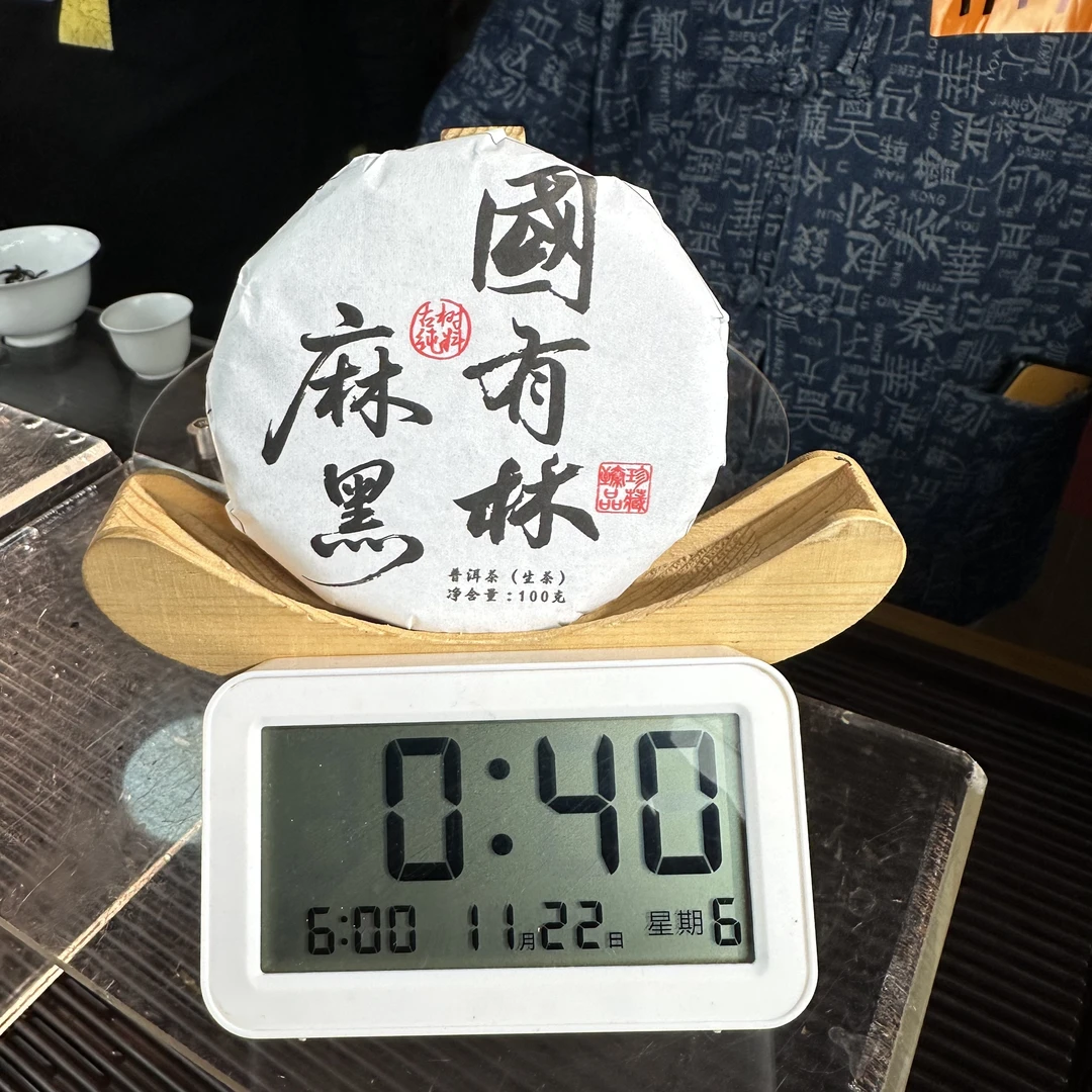 【1117号】2025年易武麻黑国有林生茶100g（11月21号）C