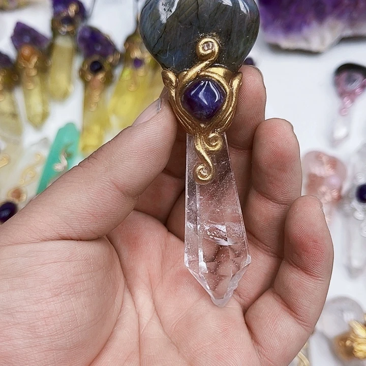 是***呀紫晶摆件未镶嵌水晶