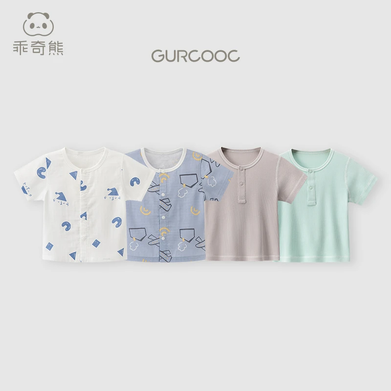 【纯棉T恤随心搭】夏季薄款男女宝宝衣服婴儿婴童幼儿短袖上衣夏装
