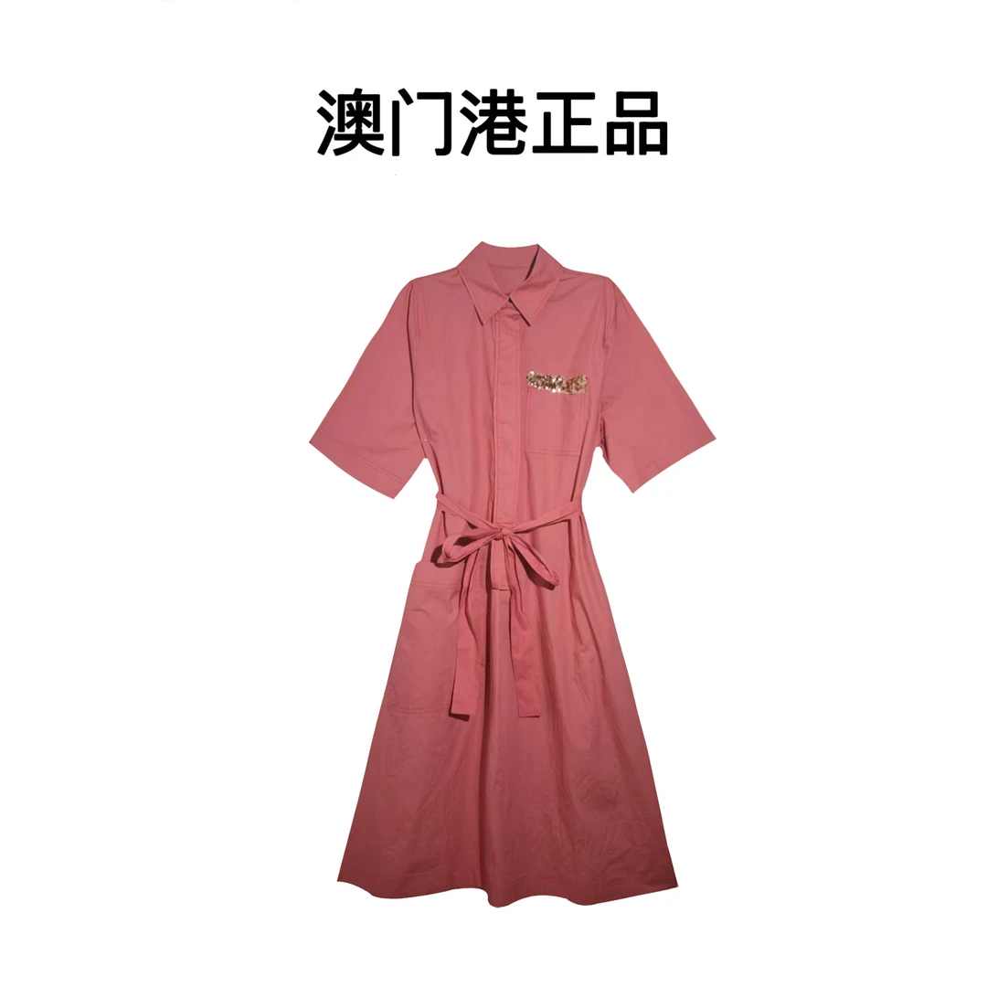 澳门港正品潮牌女装设计师品牌时尚百搭女装连衣裙#13-QZ-54