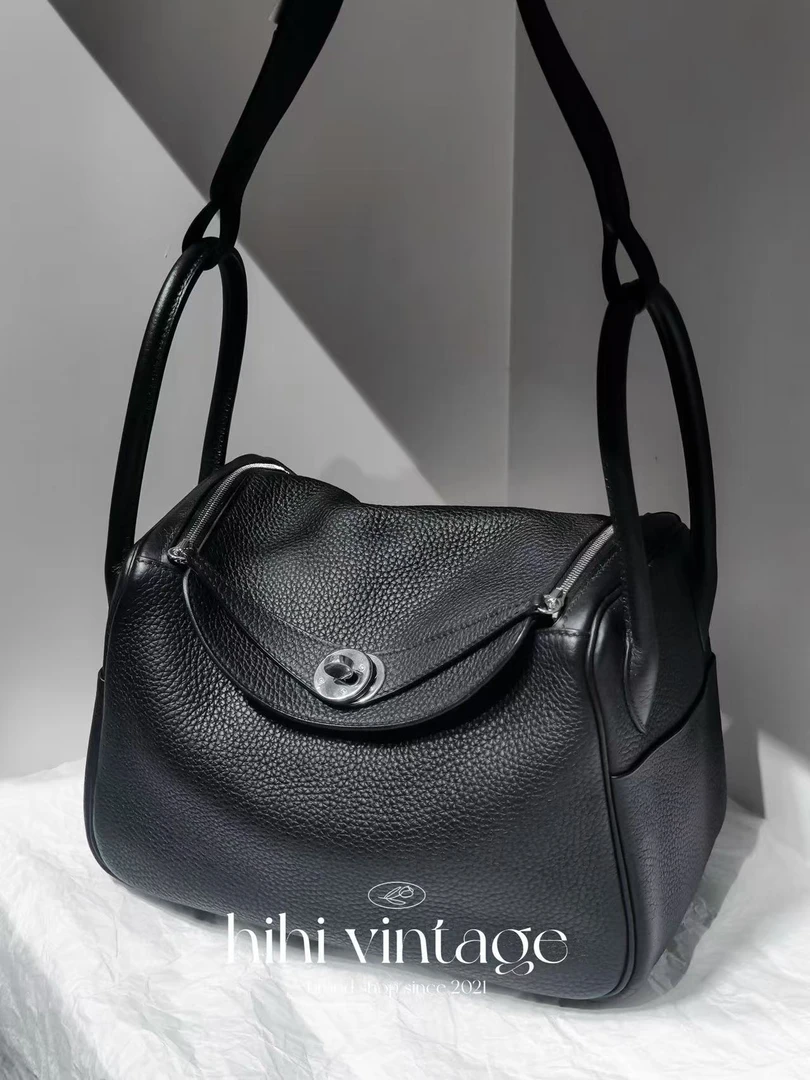 99新 Hermes/爱马仕 Hermes 爱马仕 黑银lindy26 C刻/16555805