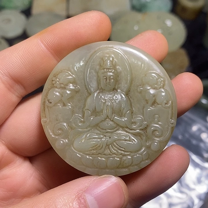 和田玉（糖玉）未镶嵌颈饰