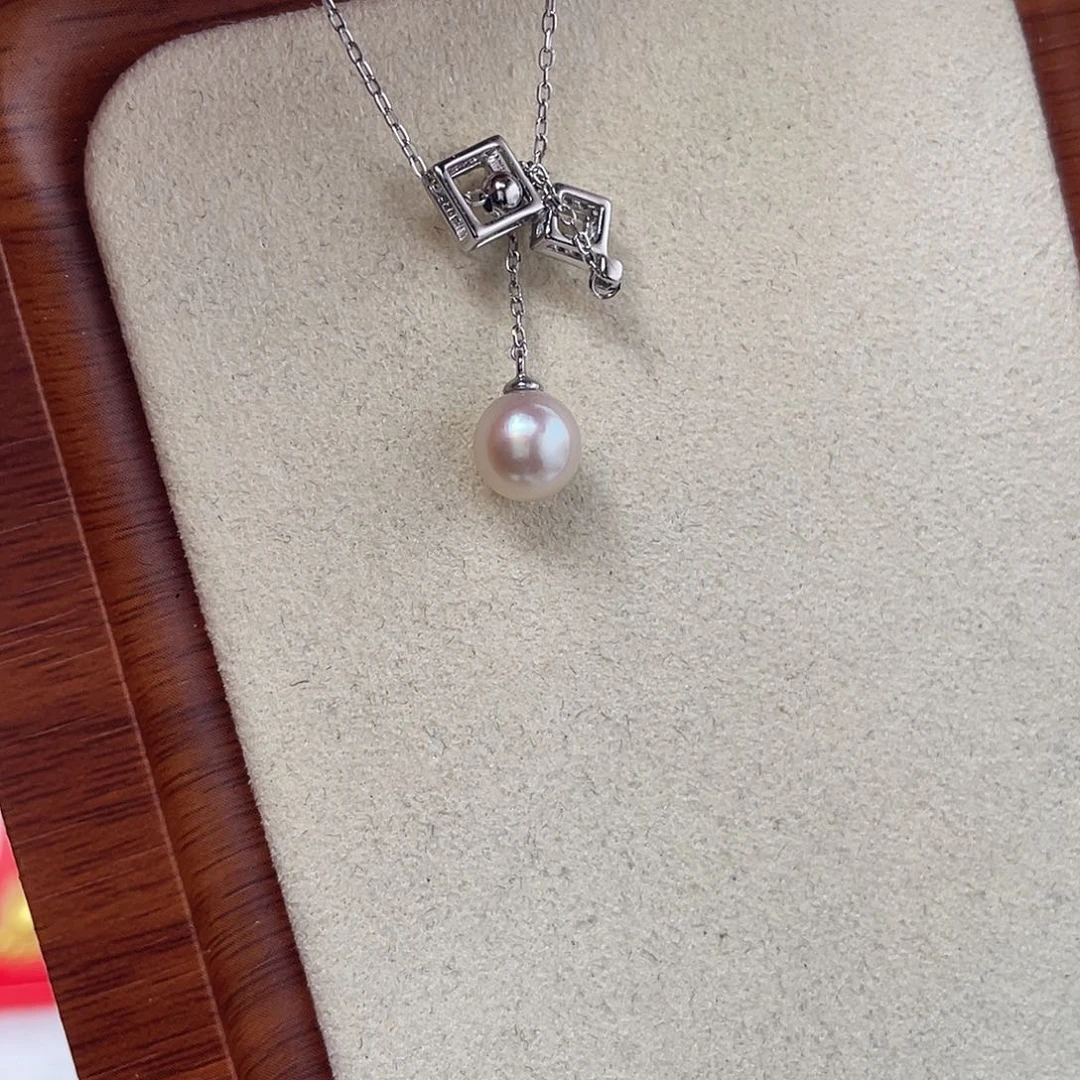 海水珍珠颈饰银S925镶嵌