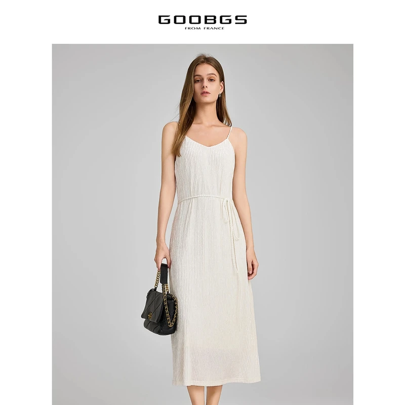 【谷邦L+】谷邦GOOBGS 高级感气质吊带连衣裙 G4243215-6