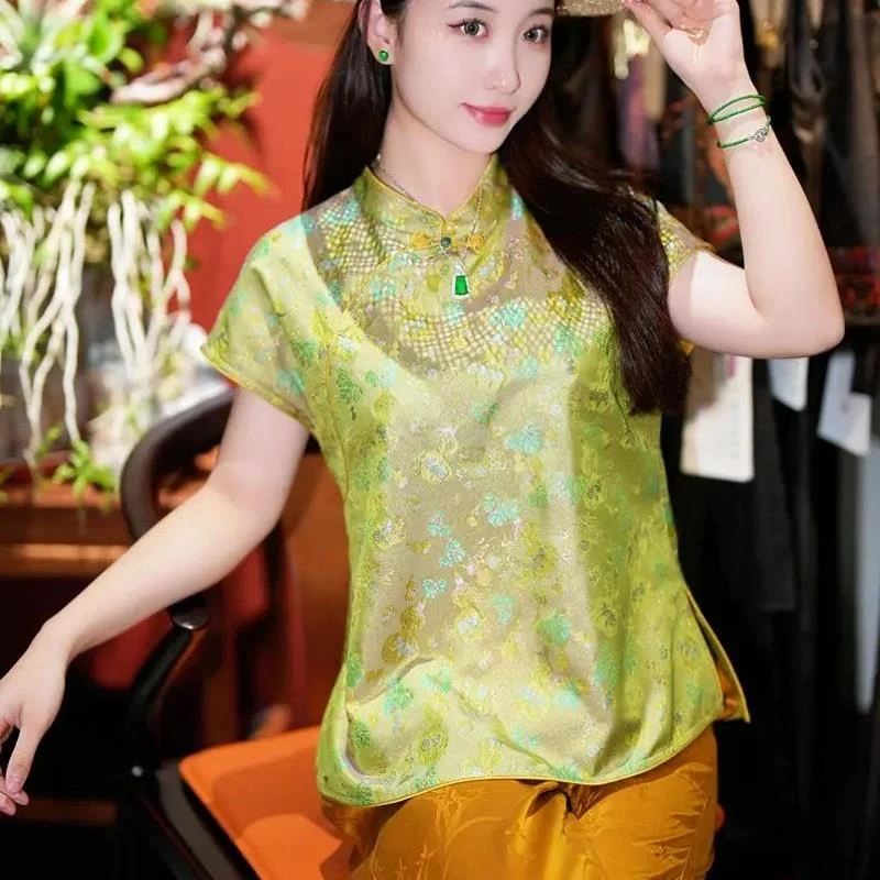 蓝大【​​阳生】桑蚕丝上衣5212