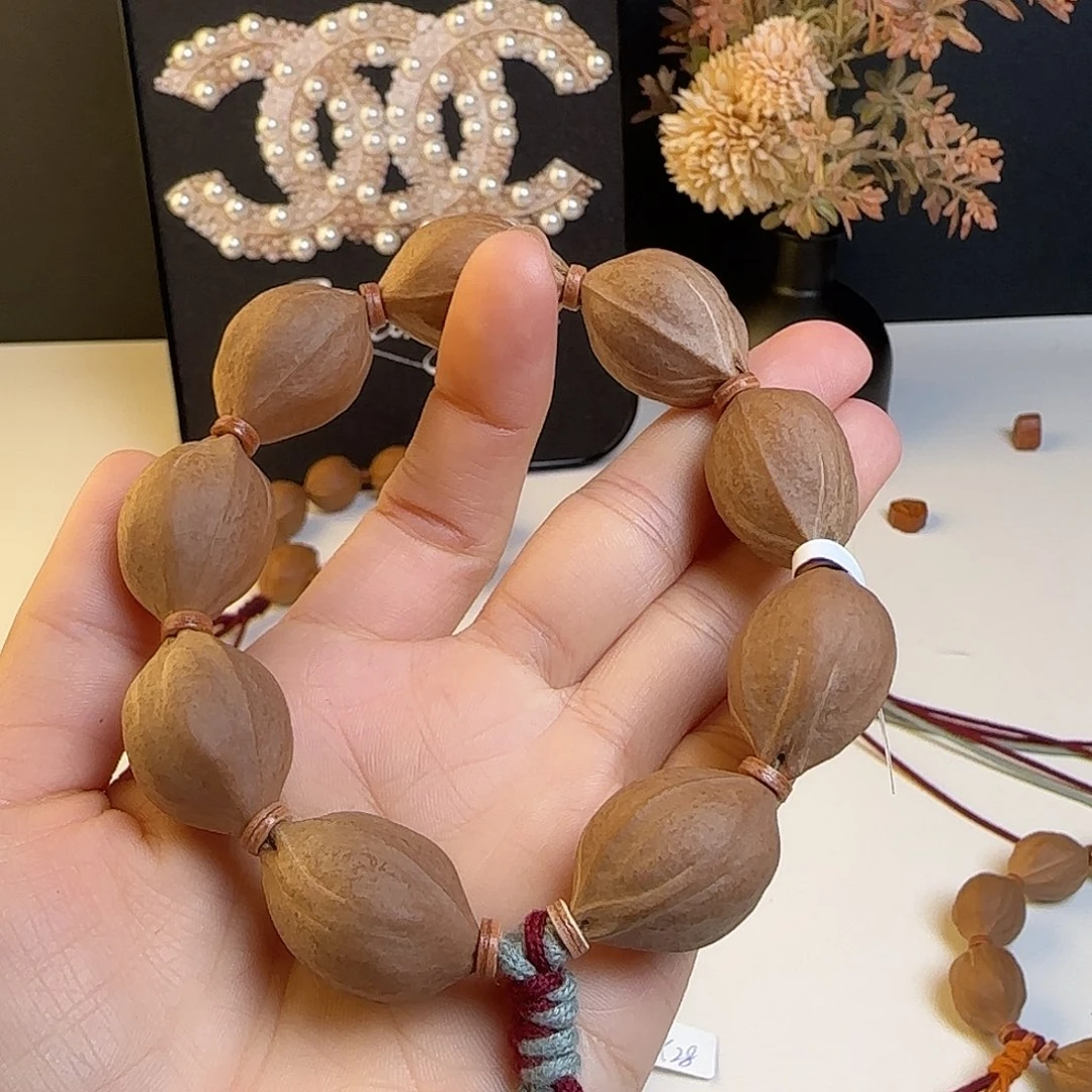 一***杠橄榄核手串原生态梅林铁核
