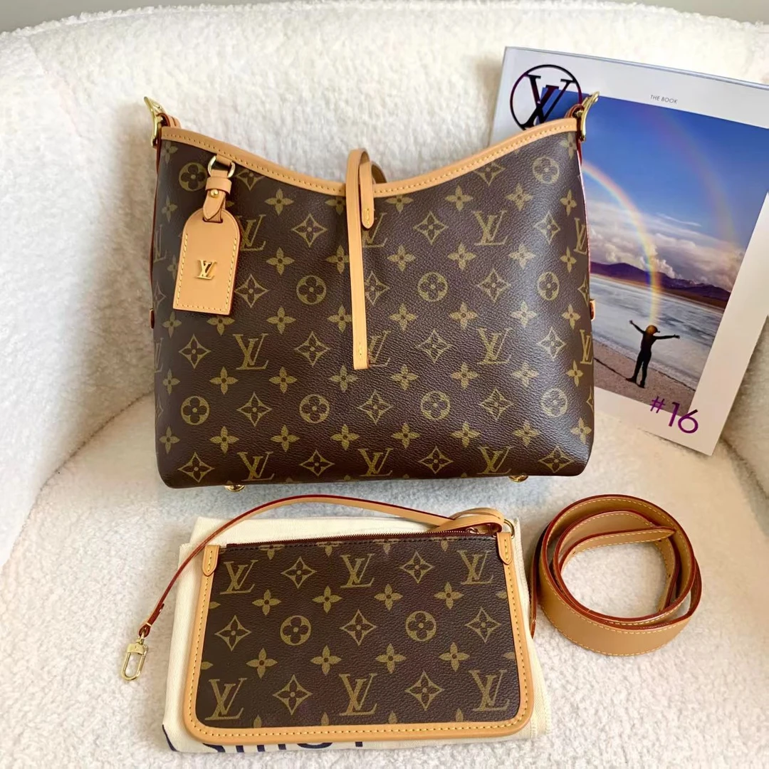 99新 LouisVuitton/路易威登 壹臻/老花carryall小号包  55877716