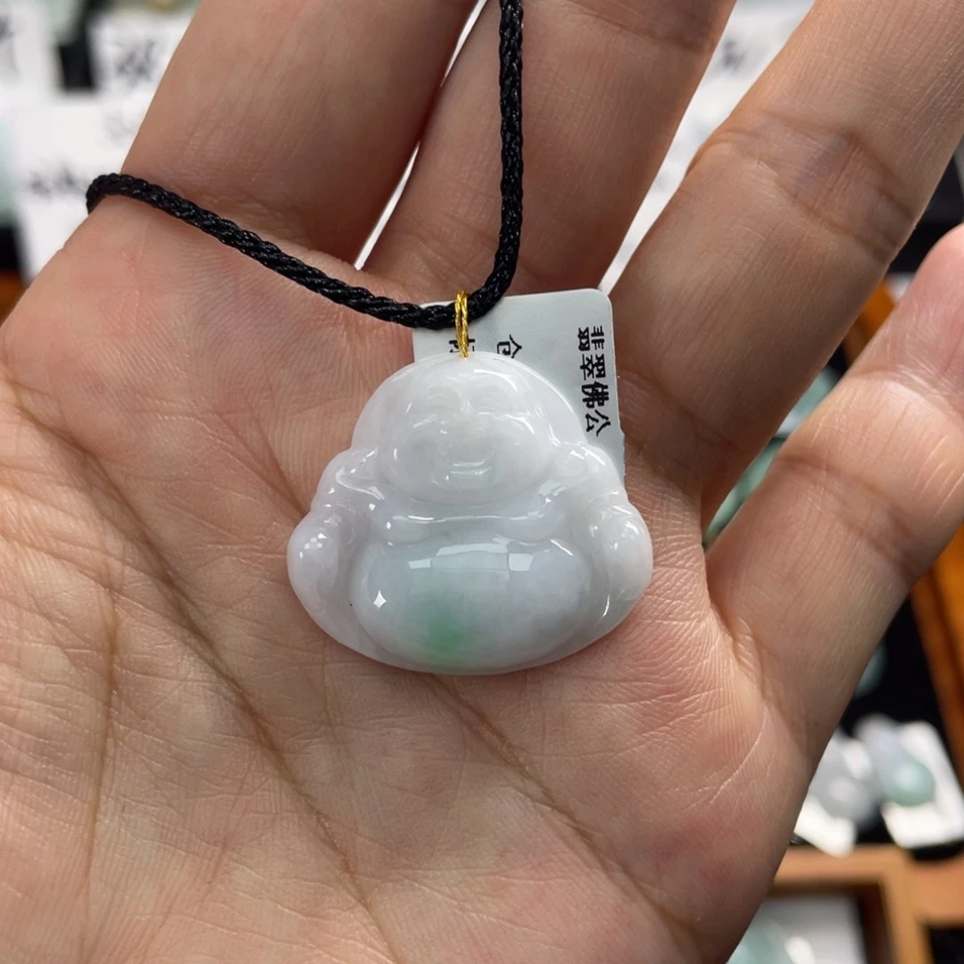 颈饰未镶嵌翡翠佛公