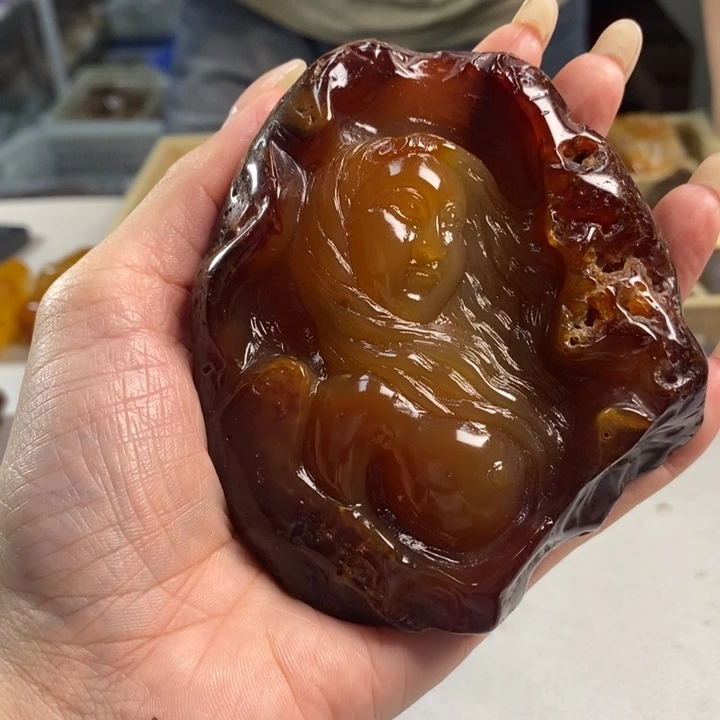 玛瑙/玉髓吊坠(不含链)未镶嵌