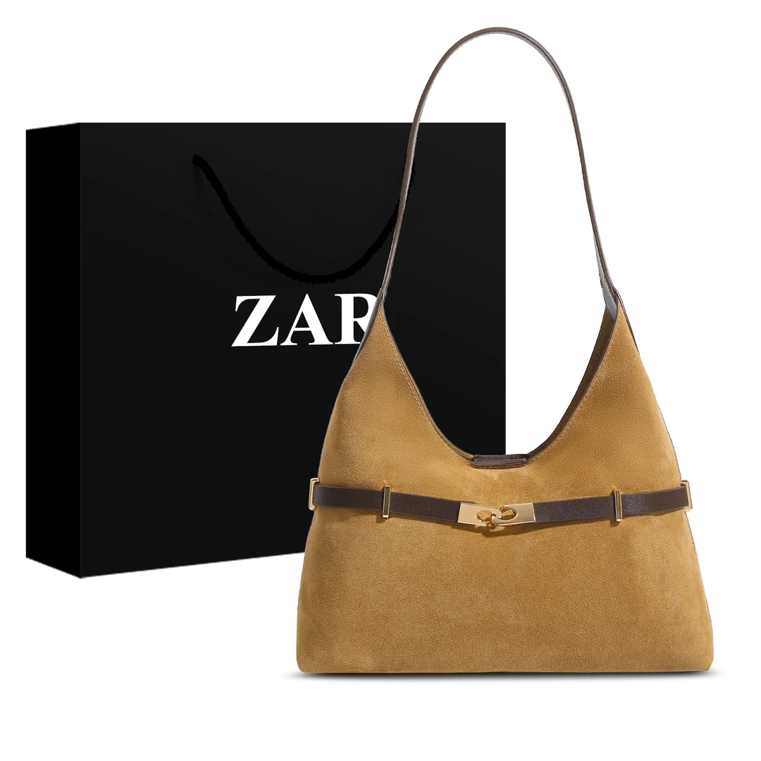 ZAR&RUILR/查瑞娜复古腋下包包女通勤时尚百搭手提包简约单肩包