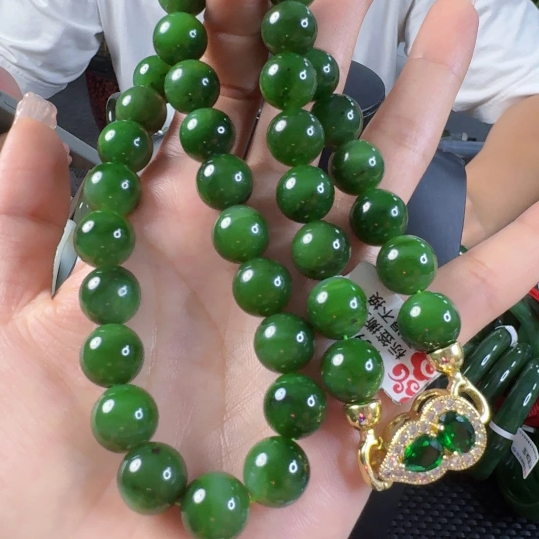 和田玉（碧玉）未镶嵌颈饰卡11加