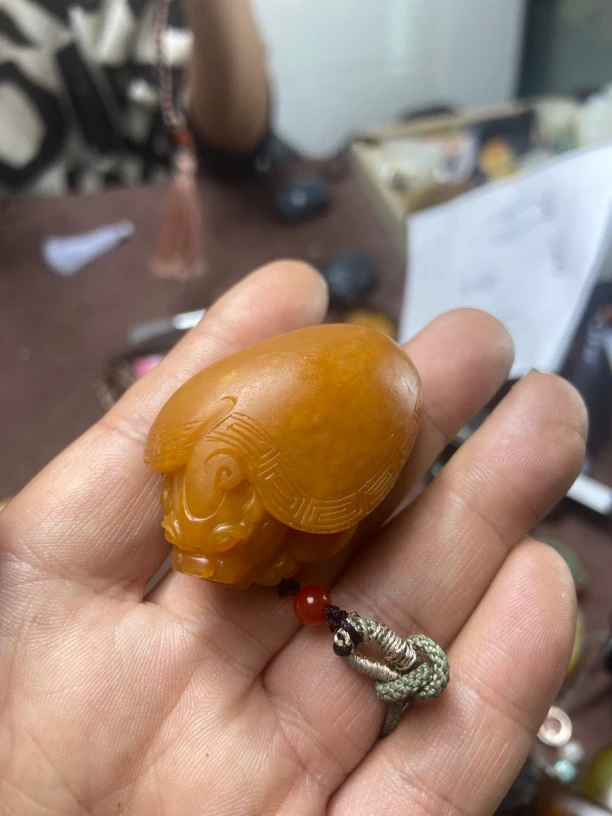 和田玉 吊坠 龙龟