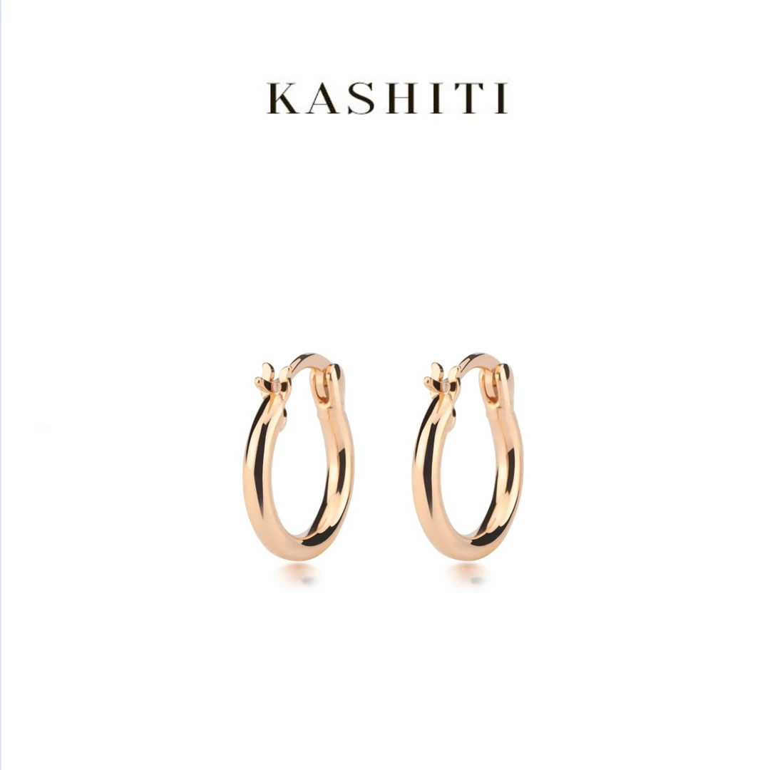 卡诗缇 925银耳饰 素圈耳环轻奢气质百搭小众简约个性冷淡风耳饰