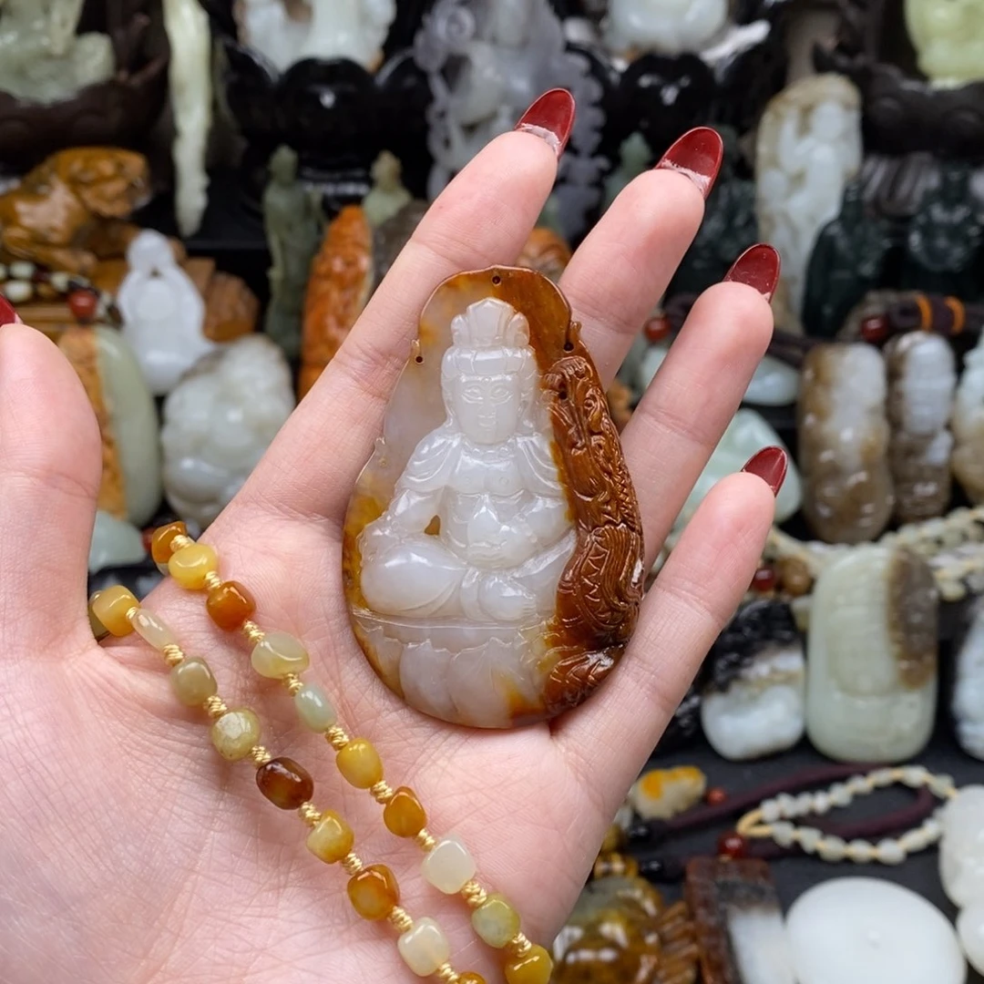 和田玉颈饰未镶嵌用****，