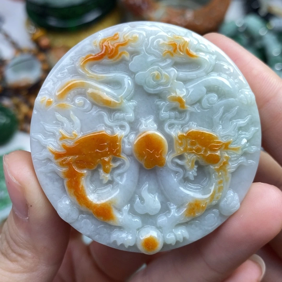 颈饰未镶嵌翡翠吊坠